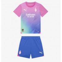 AC Milan 3rd trikot Kinder 2023-24 Kurzarm (+ Kurze Hosen)